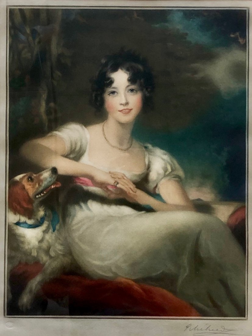 "Lady Conyngham & Dog" By Sir Thomas Lawrence (1 of 6)