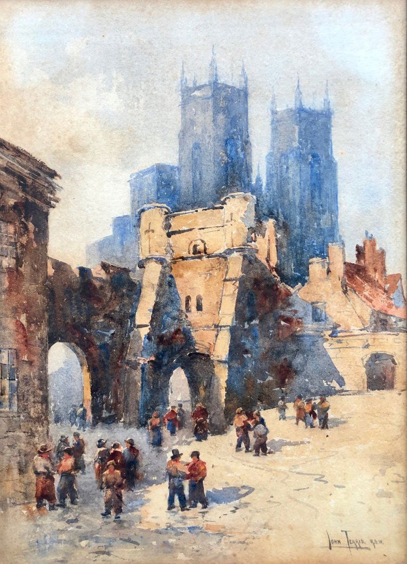 JOHN TERRIS (1865-1914, UK) York Minster (1 of 4)