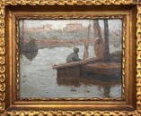 DIMITRIOS LITSAS (1883-1952, Greece) Nile River Scene