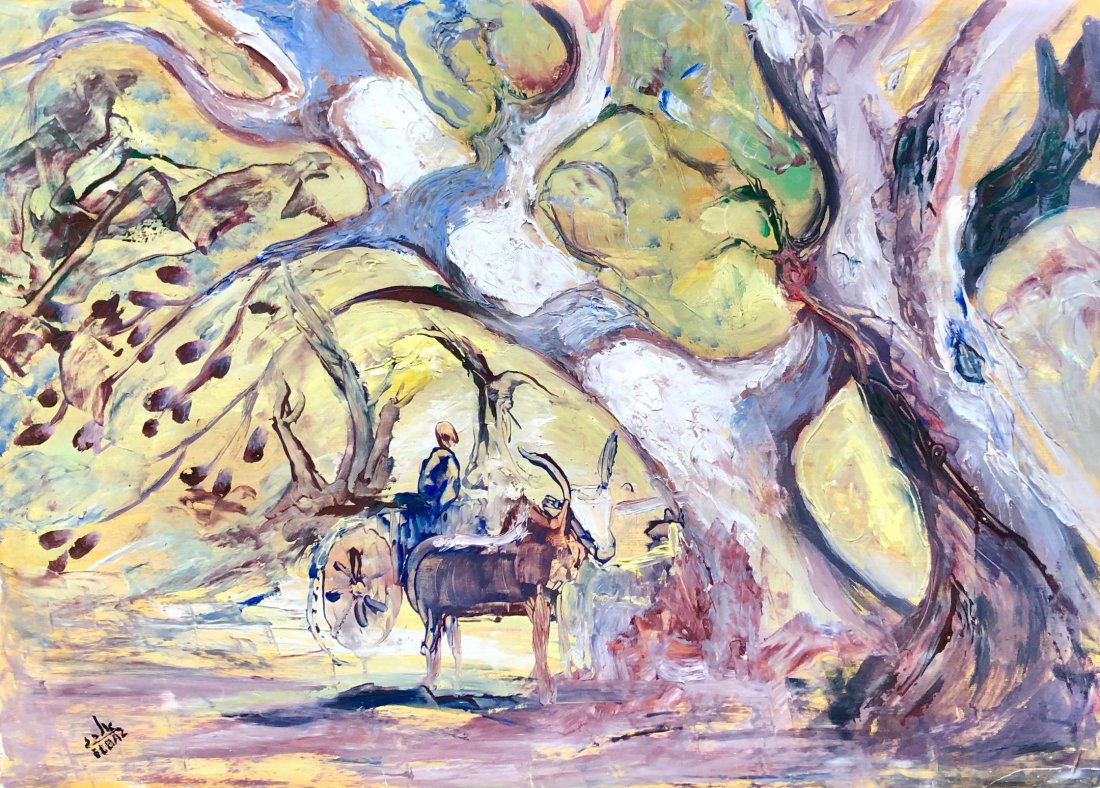 ANDRE ELBAZ (b. 1934, Morocco) Impressionist (1 of 4)