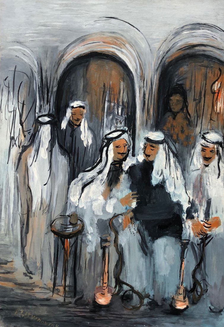 PINCHAS LITVINOVSKY (1894-1985, Israel) (1 of 3)