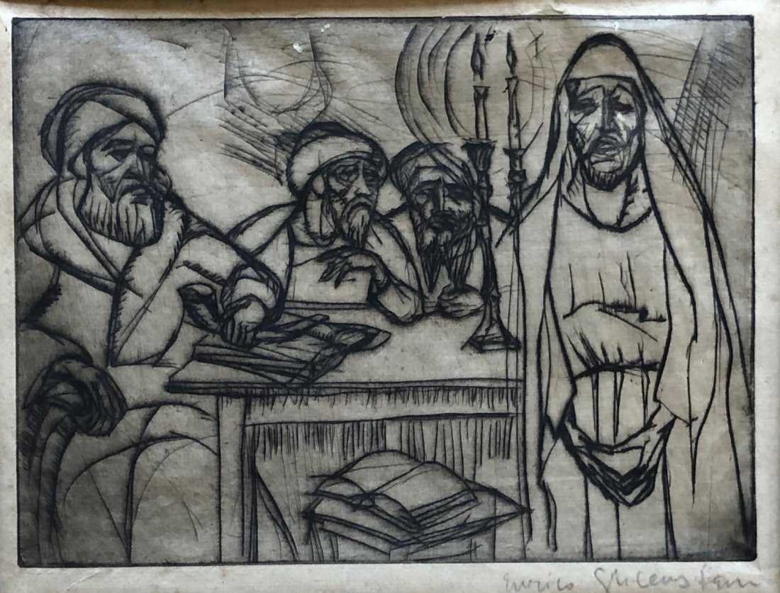 HENRYK ENRICO GLICENSTEIN (Polish, 1870-1942) Modernist (1 of 4)