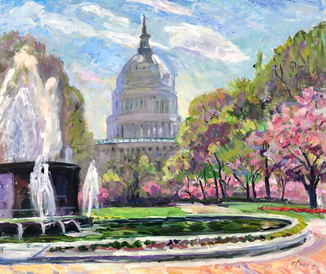 OTARI SHIUK (b. 1921, Russian) Washington DC Capitol (1 of 5)