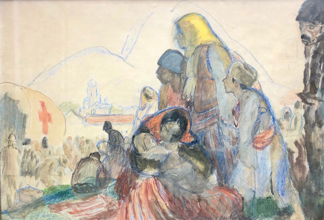 BOARDMAN ROBINSON (1876-1952, American) Russian (1 of 5)