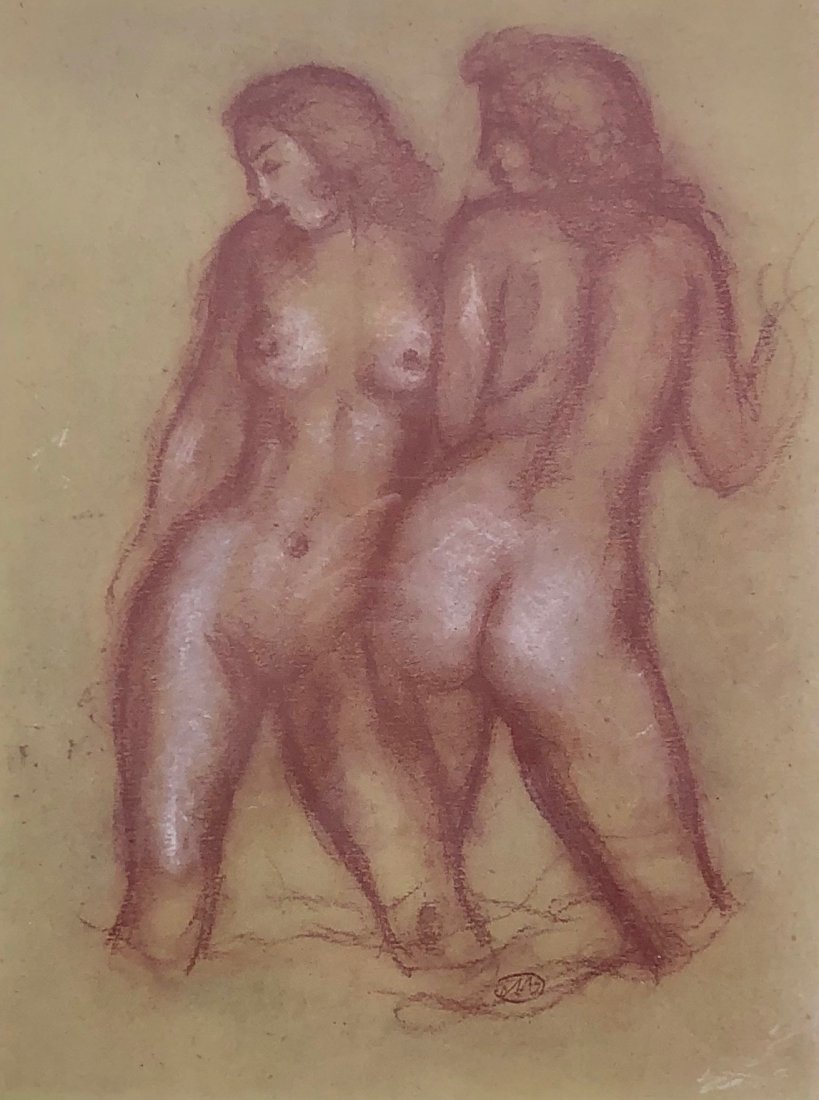 ARISTIDE MAILLOL (1861-1944, French) Modernist Nudes (1 of 5)