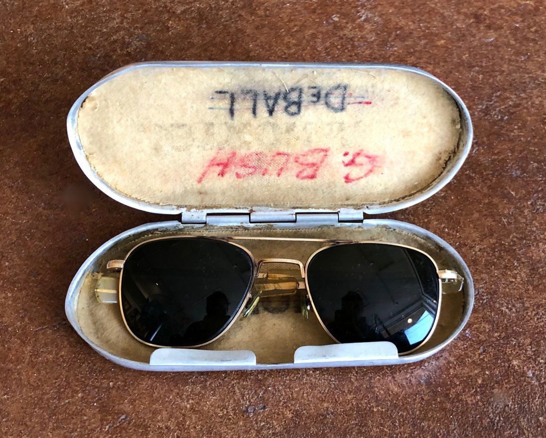HW Bush Aviator Glasses With Provenance