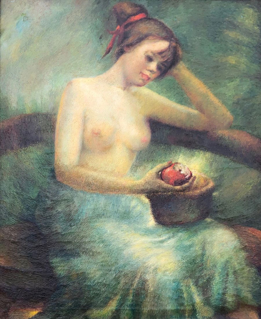 ANNA MELTZER (1896-1975, New York) Portrait (1 of 4)