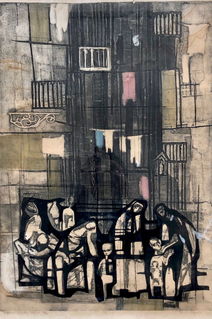 RUDOLF VAN ROSSEM (1924-2007, Dutch) Modernist (1 of 7)