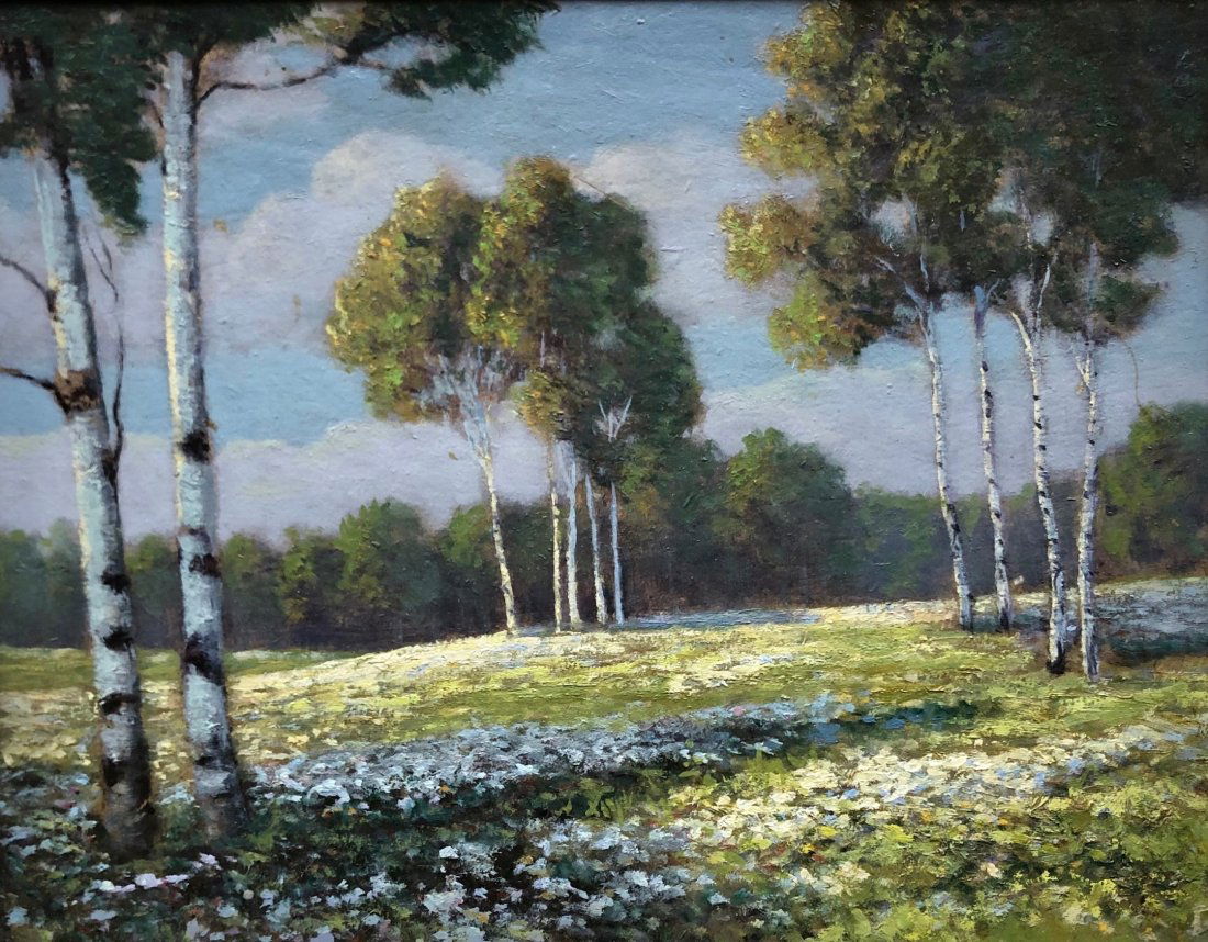 Early 20th C. Impressionist Landscape, Unsigned (1 of 4)