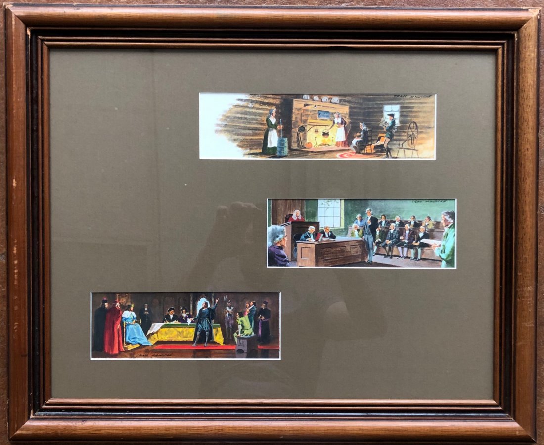 TRAN MAWICKE (b. 1911, American) Colonial New England (1 of 7)