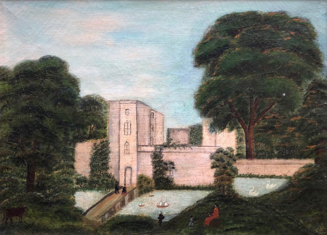 18th Century Primitive European Landscape (1 of 5)