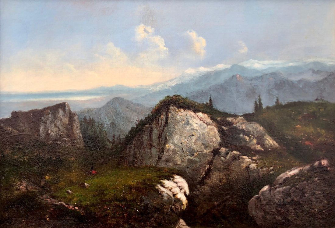 19th Century American Impressionist Mountain Landscape (1 of 4)