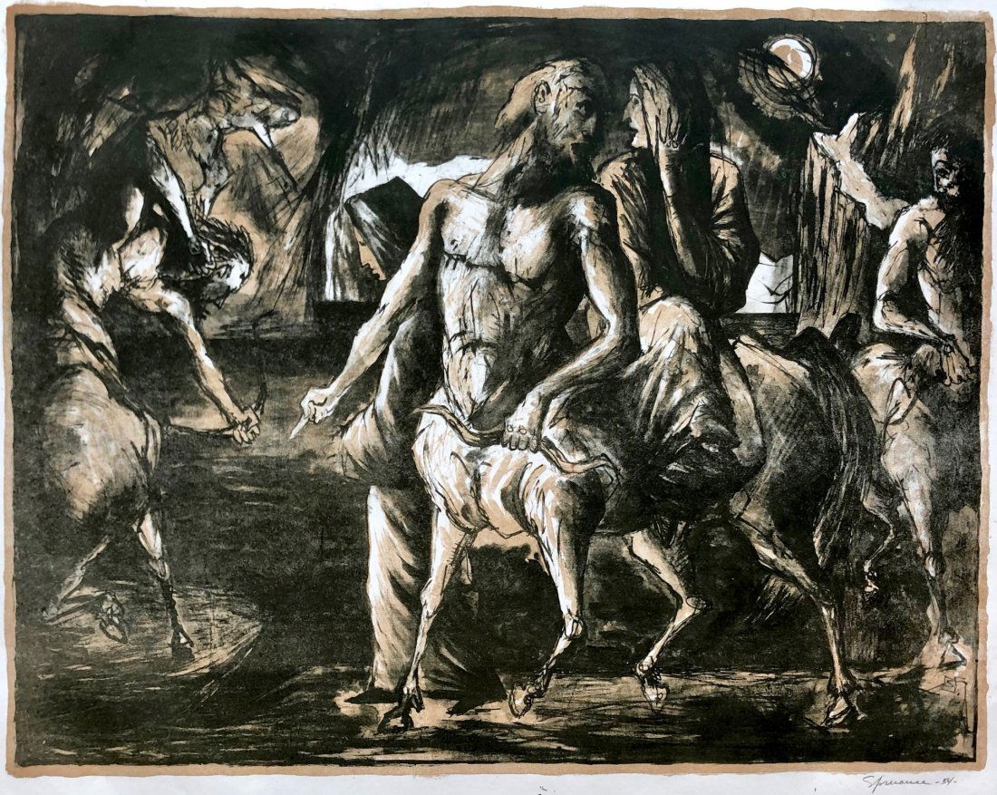 BENTON SPRUANCE (1904-1969, Pennsylvania) Modernist (1 of 2)