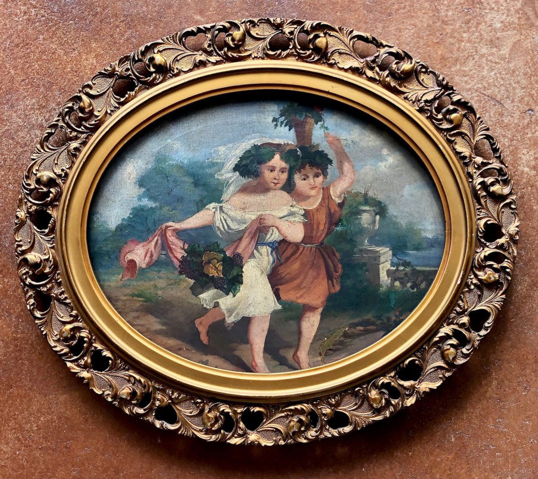 19th Century Neoclassical Scene Of Boys (1 of 3)