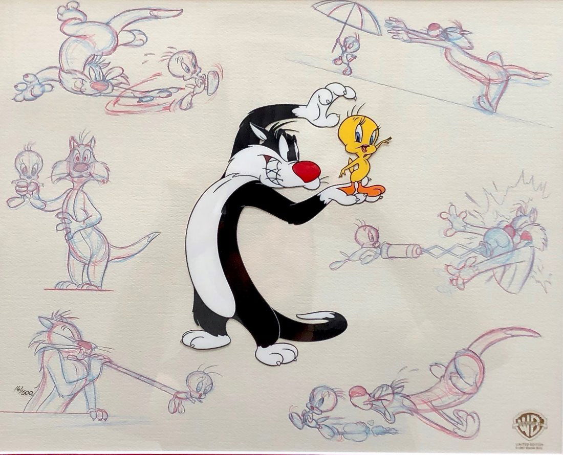 SYLYVESTER & TWEETY PERSONA WB Sericel Cel (1 of 5)