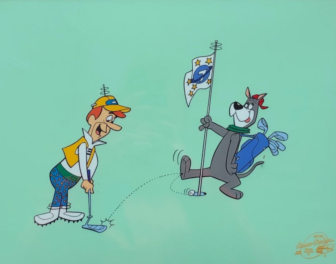 GEORGE JETSON GOLF Animation Sericel (1 of 4)