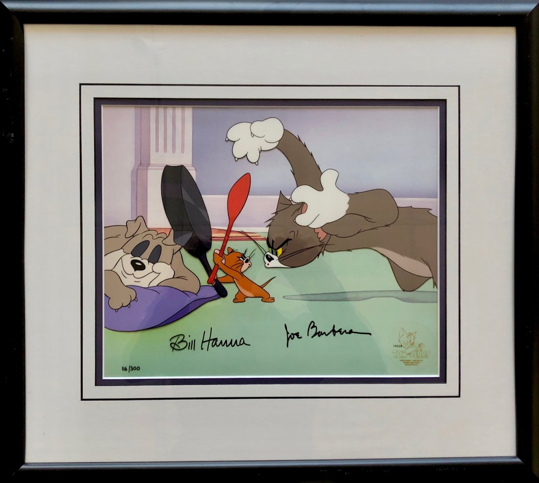 TOM AND JERRY Hanna Barbera SIgned Animation Sericel (1 of 5)