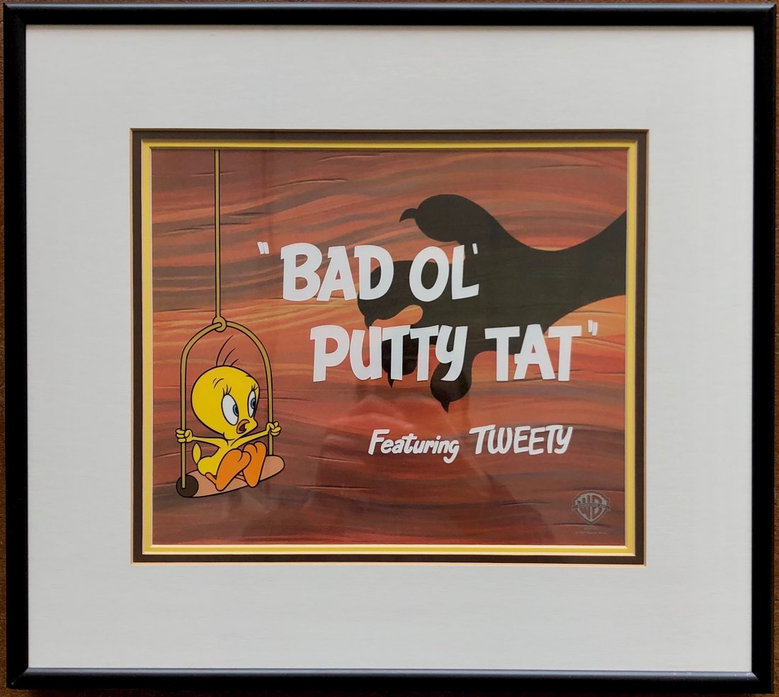 BAD OL PUTTY TAT Warner Bros Animation Cel (1 of 5)
