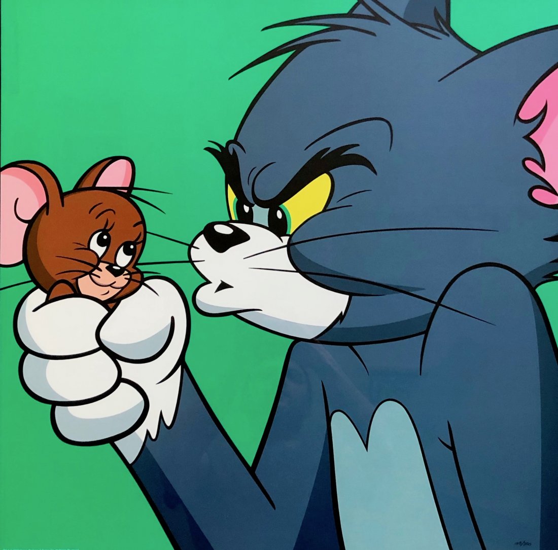 TOM & JERRY Warner Brothers Lithograph Limited Ed (1 of 5)