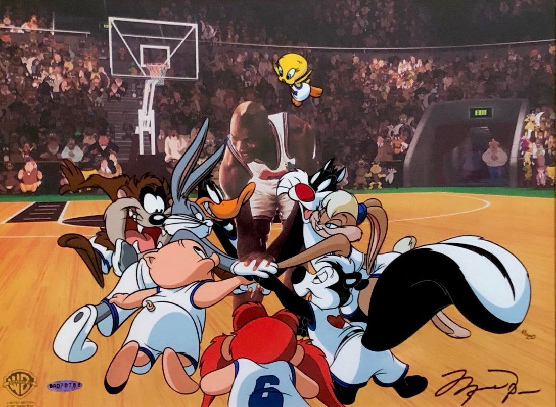 THE TOON SQUAD Signed By Michael Jordan Upper Deck (1 of 6)