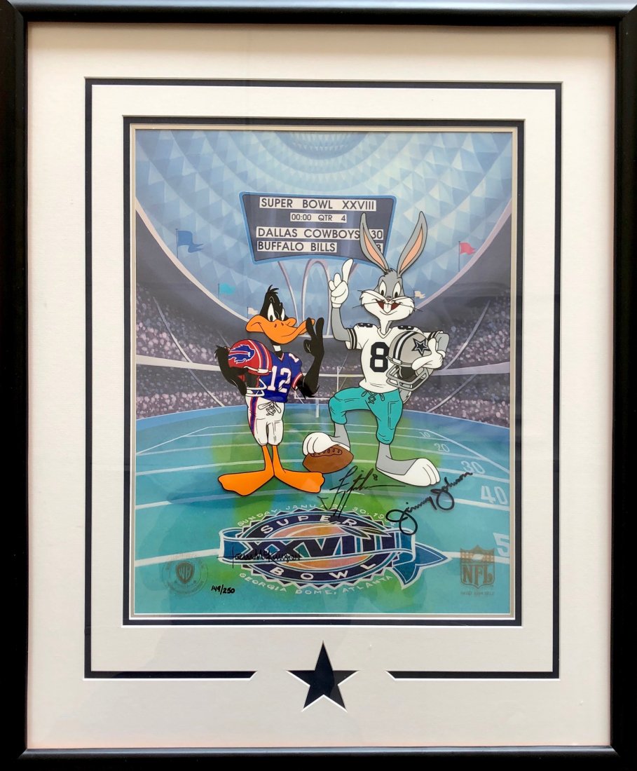 DALLAS COWBOYS Warner Brother Animation Cel (1 of 5)