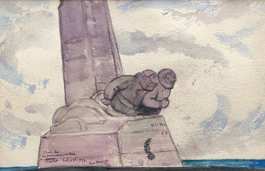 LOUIS KRONBERG (1872-1965, American) Normandie (1 of 5)