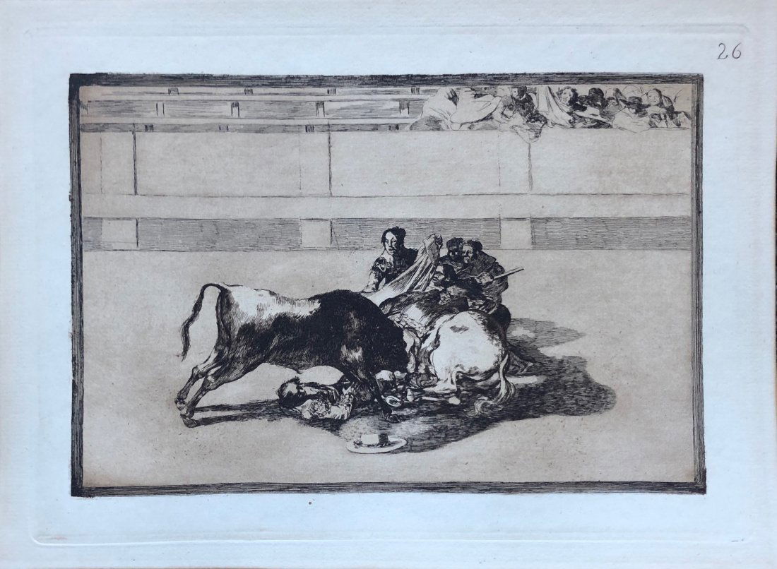 FRANCISCO JOSE DE GOYA (1746-1828, Spain) Etching (1 of 2)