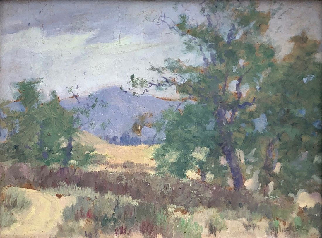 ANNA M. VALENTIEN (1862-1947, California) La Jolla Exh (1 of 5)