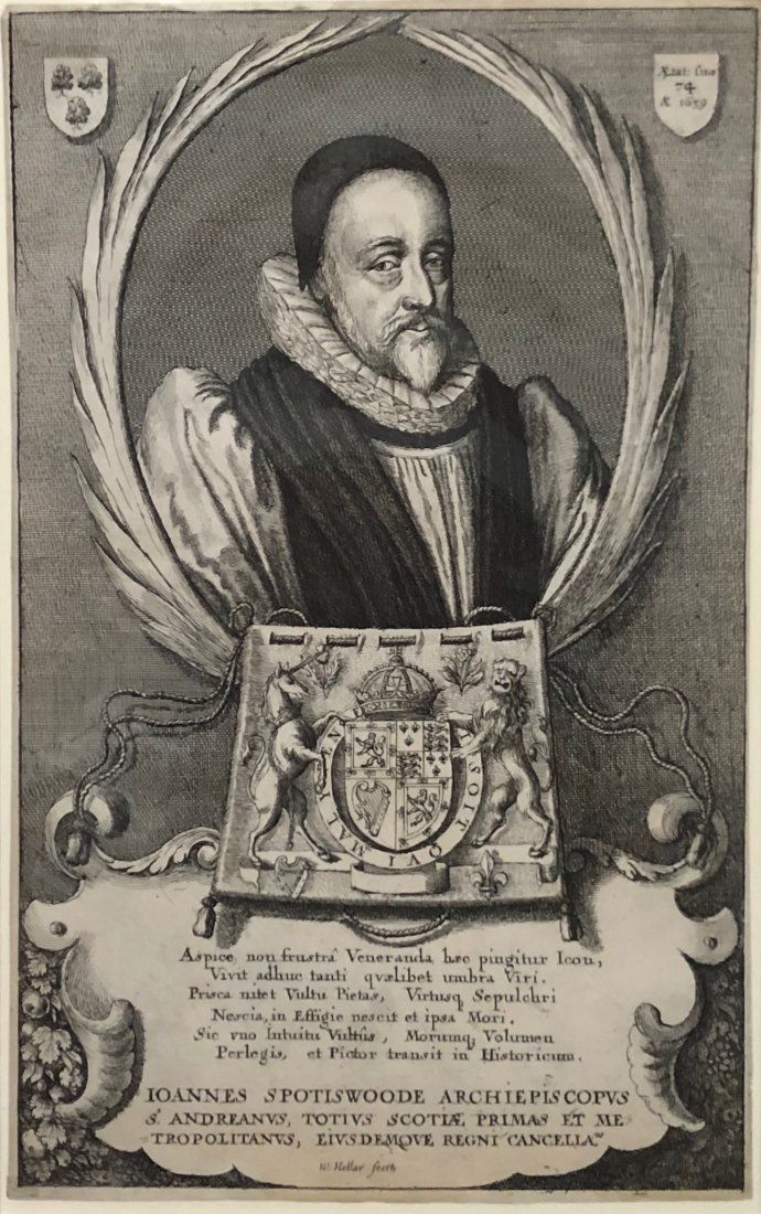 Wencelaus Hollar  (1606 - 1677), John Spottiswoode (1 of 3)