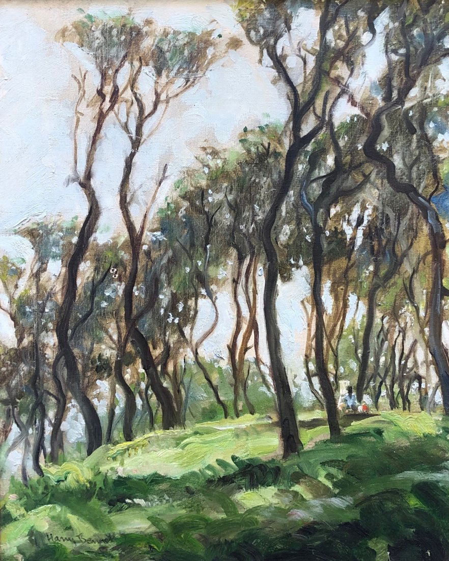 HARRY BENNETT (b. 1925, New York) Illustrator Landscape (1 of 6)