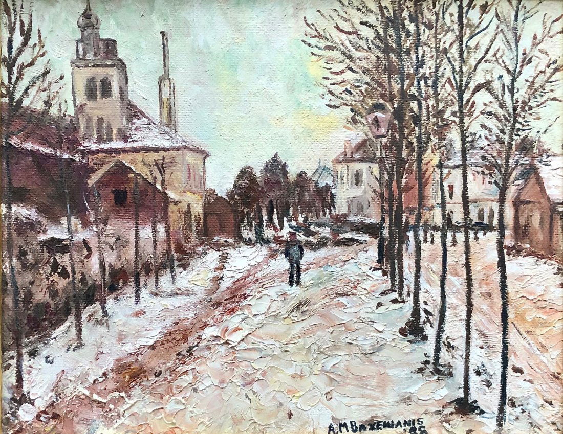 ANTHONY TONY BAXEWANIS (1922-2007, NJ/PA) Landscape (1 of 4)