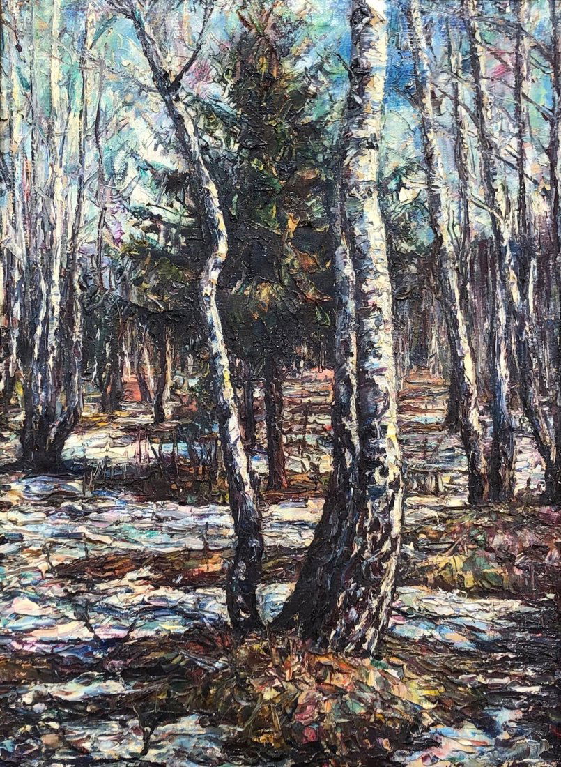 Russian Impressionist Winter Landscape (1 of 4)