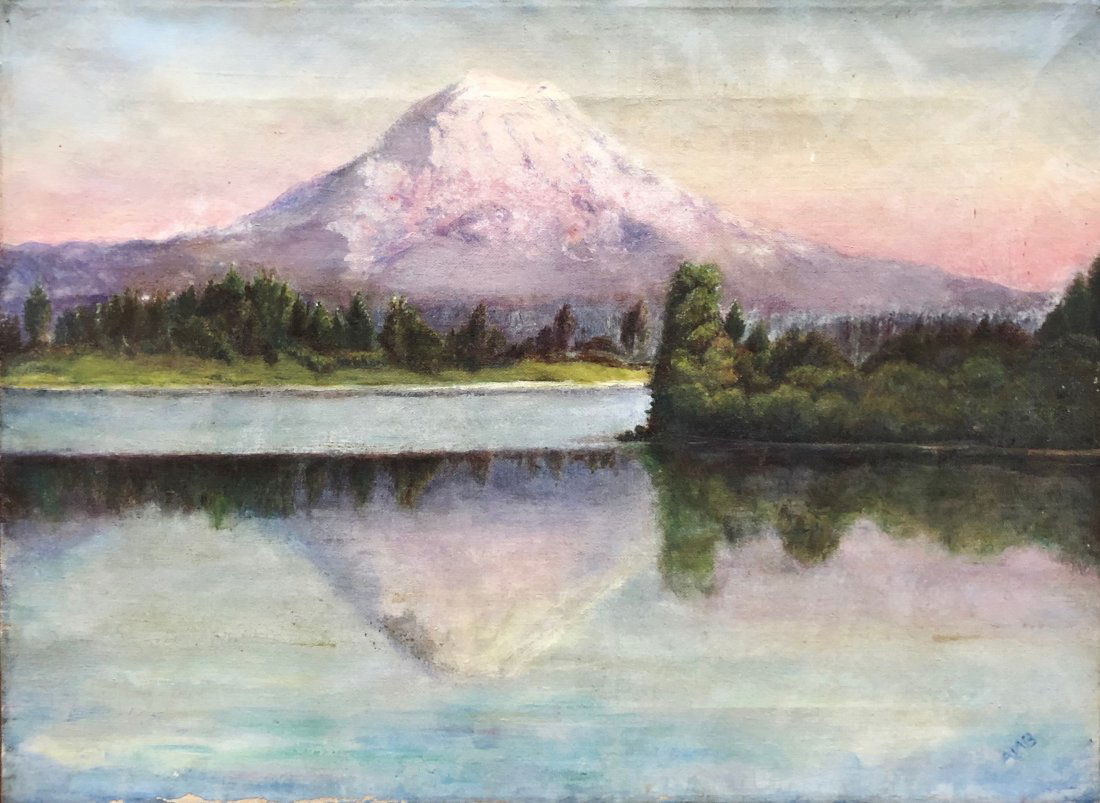 Impressionist Landscape Mt. Ranier Tacoma Washington (1 of 5)