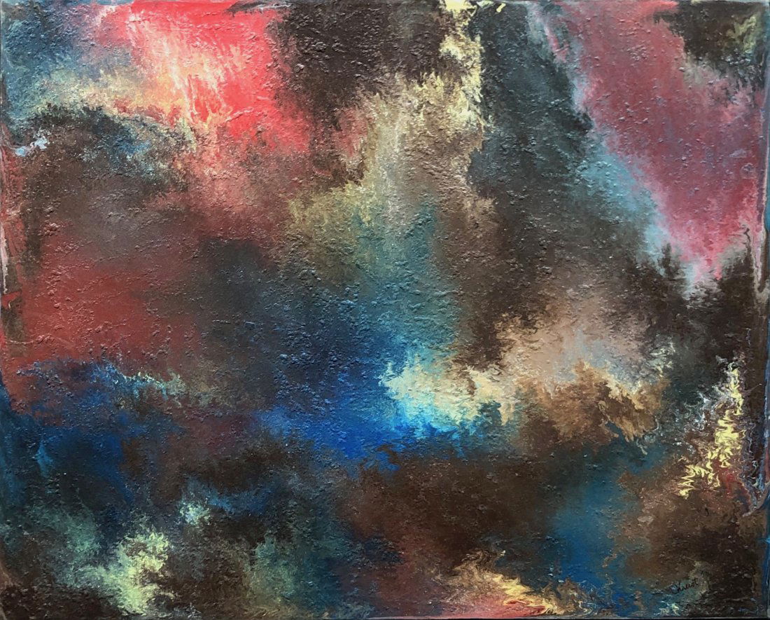 WALTER KRUST (1920-2001, Westchester NY) Abstract (1 of 5)