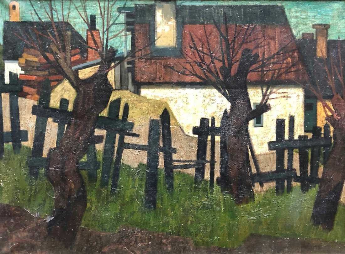 MIKLOS ZALAVARY (1929-1988, Hungary) Modernist (1 of 5)