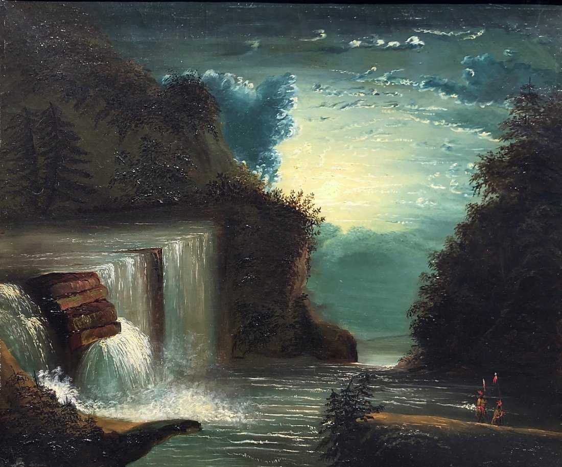 Early impressionist Hudson River School Painting (1 of 3)