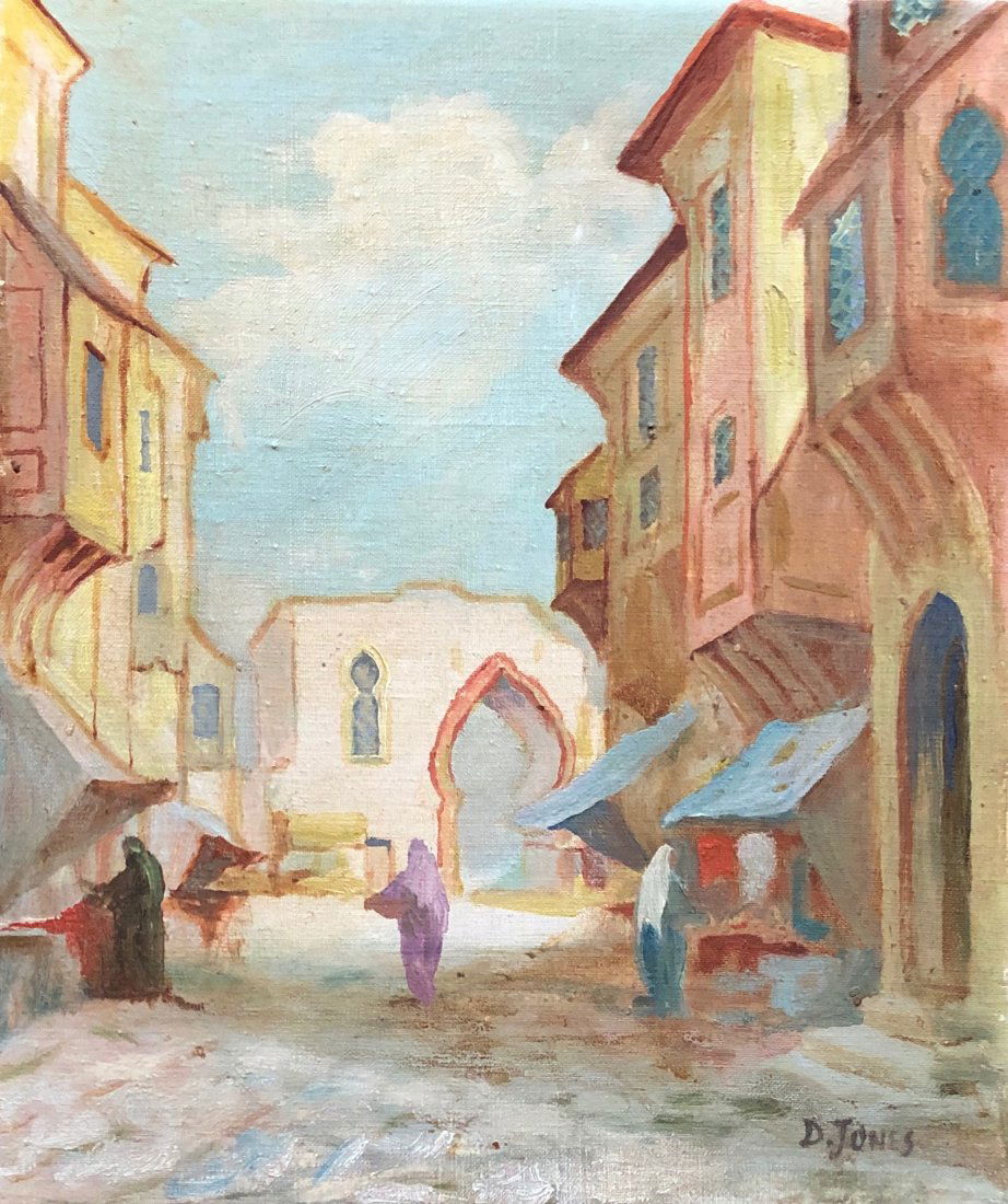 DAVID JONES (1874-1938, Tunisia) Orientalist (1 of 3)