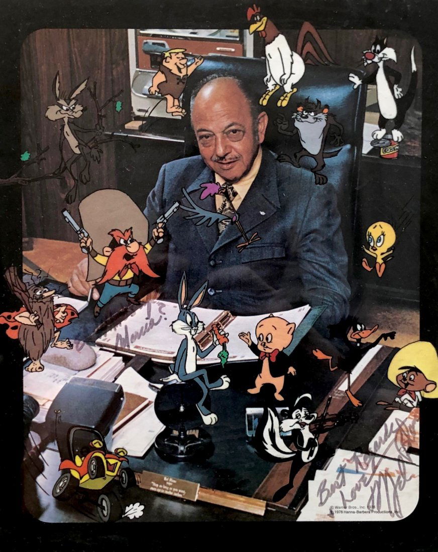 Mel Blanc Signed Warner Brothers Print 1978 (1 of 5)