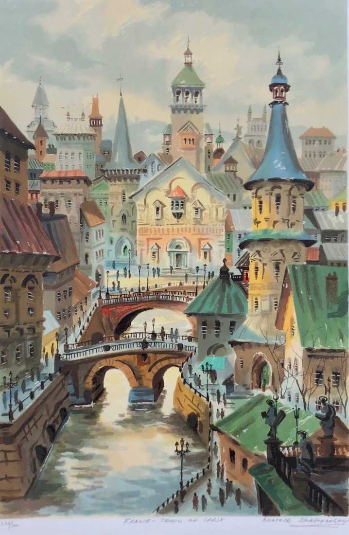 ANATOLE KRASNYANKSKY (b. 1930, Russia) Crest, France (1 of 7)