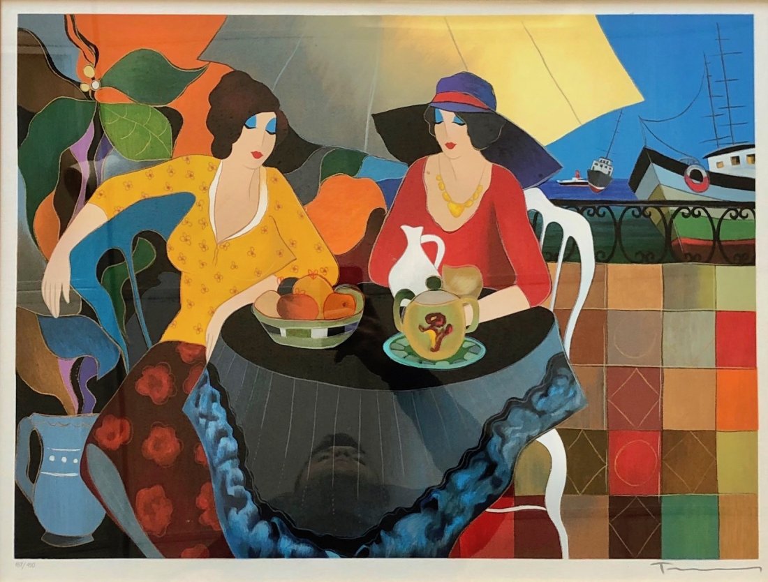 ITZCHAK TARKAY (1935-2012, Israel) Harbor Break (1 of 5)