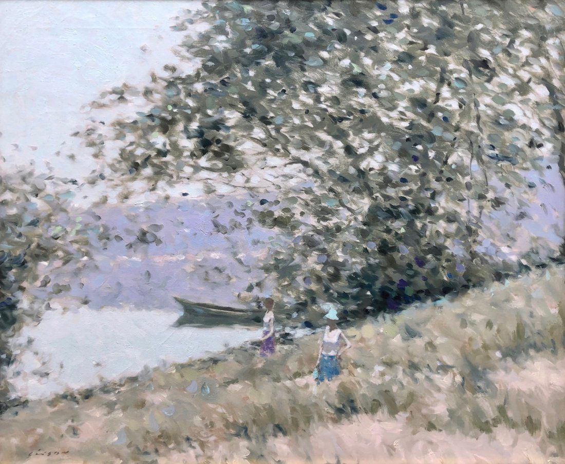 ANDRE GISSON (1921-2003, New York) Along The Seine (1 of 7)