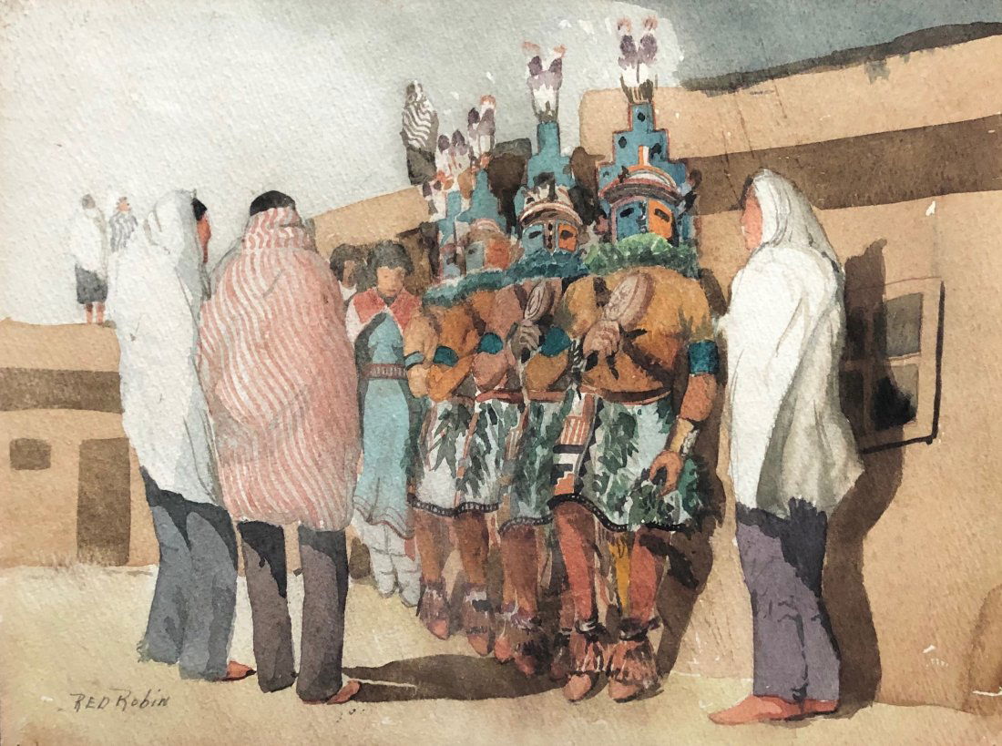 RED ROBIN (Zuni, New Mexico) Hopi Dance (1 of 3)