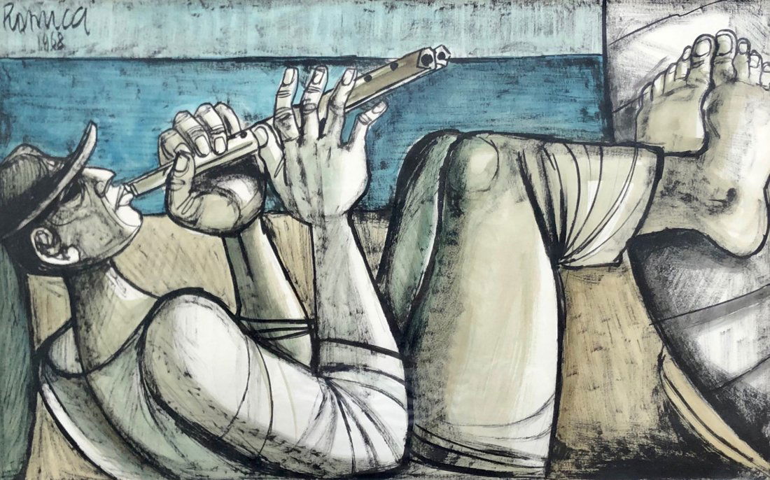 LUCIO RANUCCI (b. 1924, Italy) Modernist Musician (1 of 4)