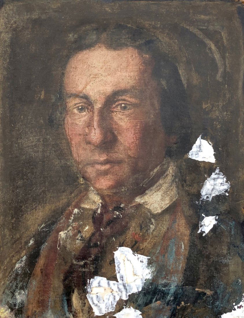 18th Century Native American Indian Portrait (1 of 4)