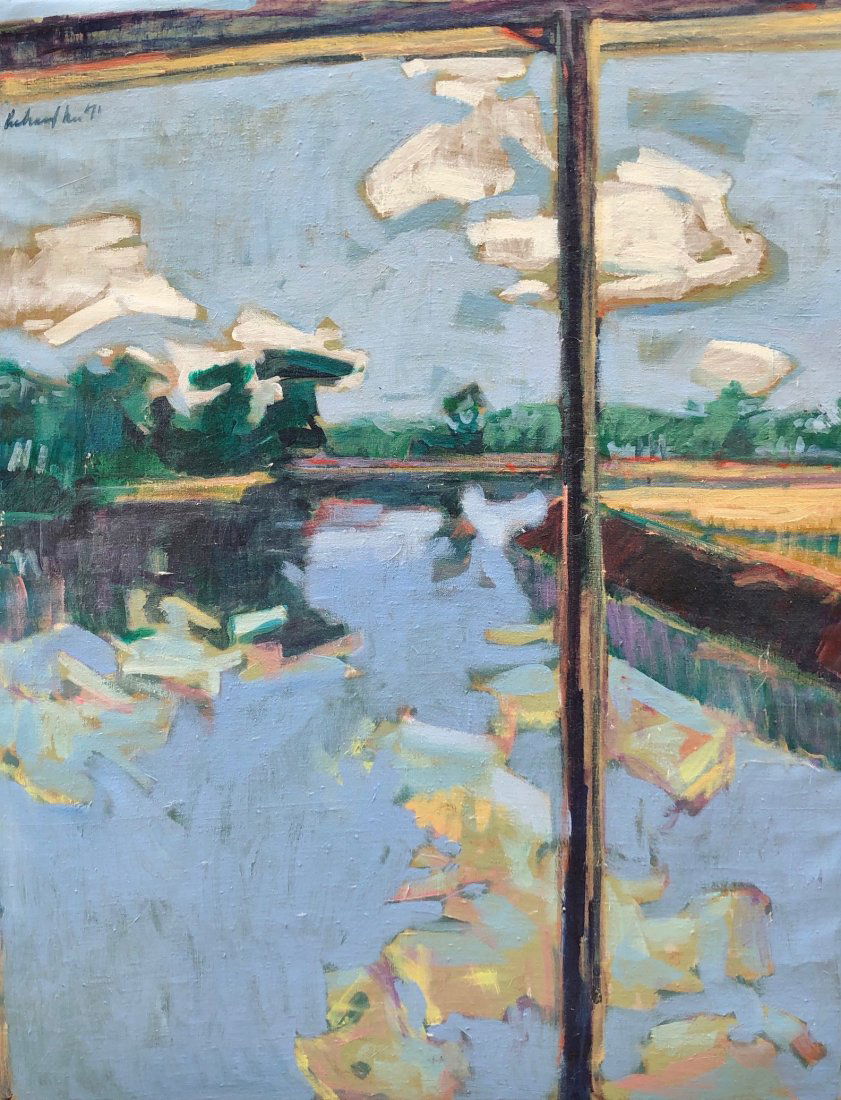 Post Impressionist Landscape Illegible Signature (1 of 4)