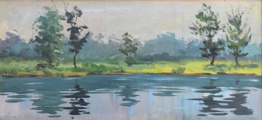EDWARD LIS (1915-2001, Pennsylvania) Landscape (1 of 4)