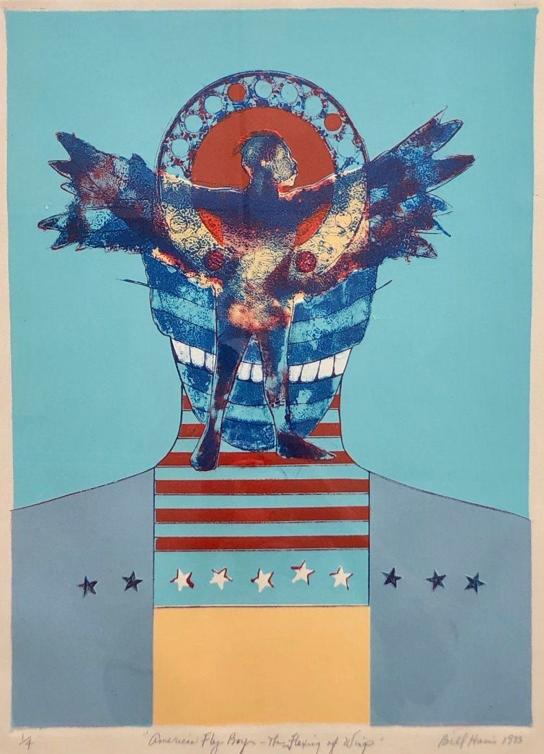 BILL HARRIS (20th c, American) American Fly Boy (1 of 7)