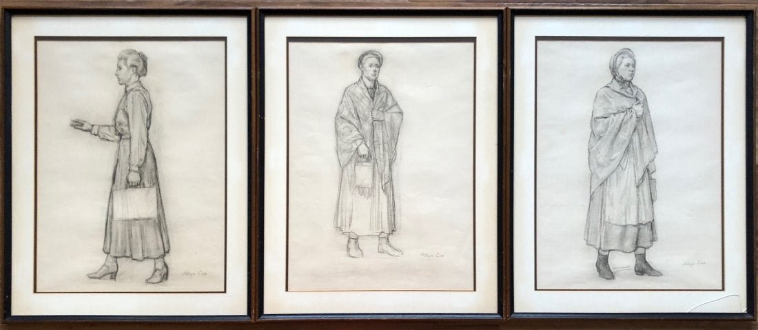 ALLYN COX (New York, 1896 - 1982) Set Of Drawings (1 of 8)