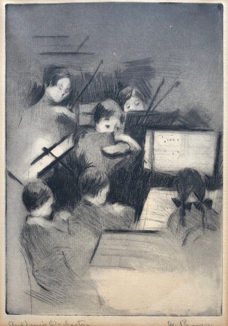 MARGERY RYERSON (1886-1989) Children's Orchestra (1 of 5)