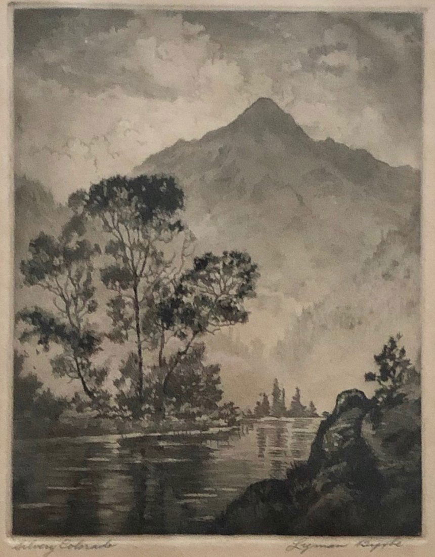 LYMAN BYXBE (1886-1980, Colorado) "Silvery Colorado" (1 of 5)